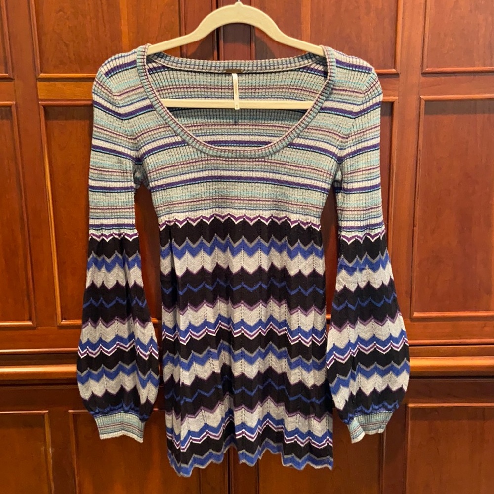 Free People Patterned Sweater